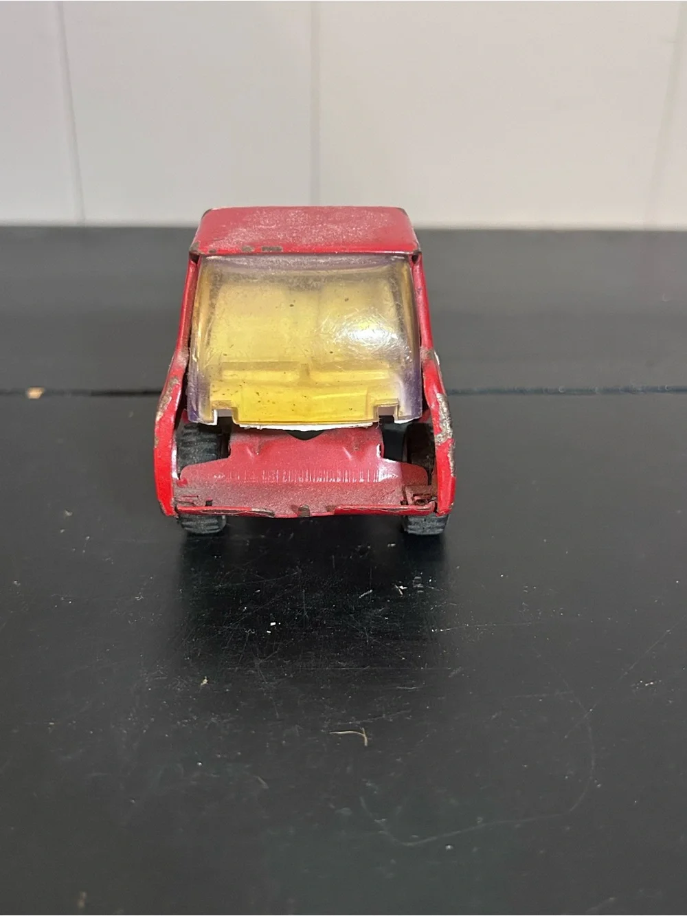 Coca Cola Red Vintage Toy Truck with White Wheel Hubs